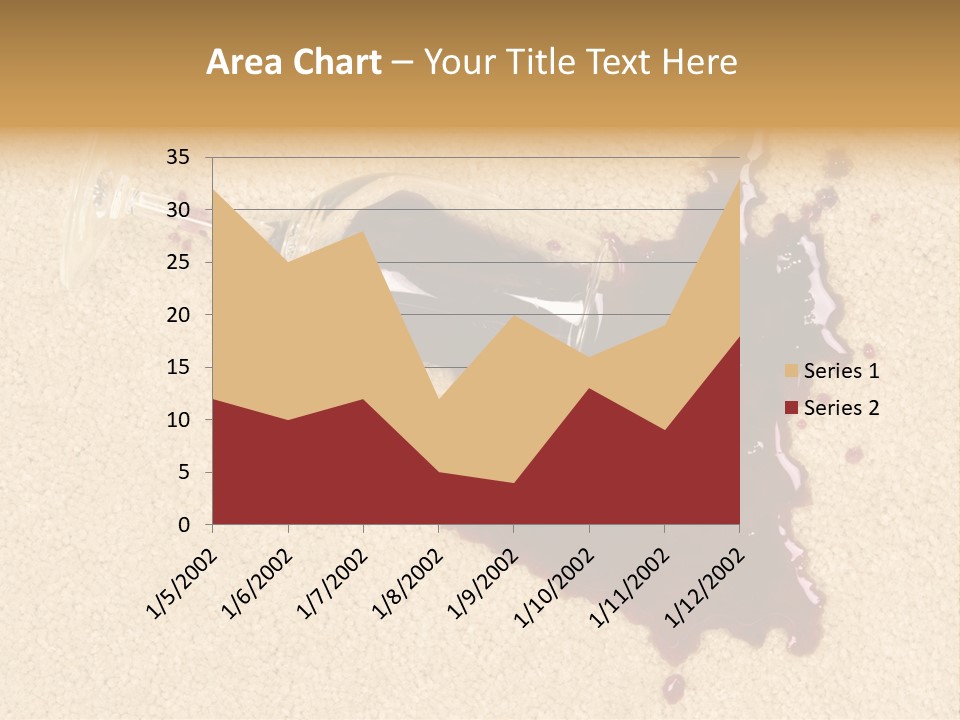 Dropped Drink Alcohol PowerPoint Template