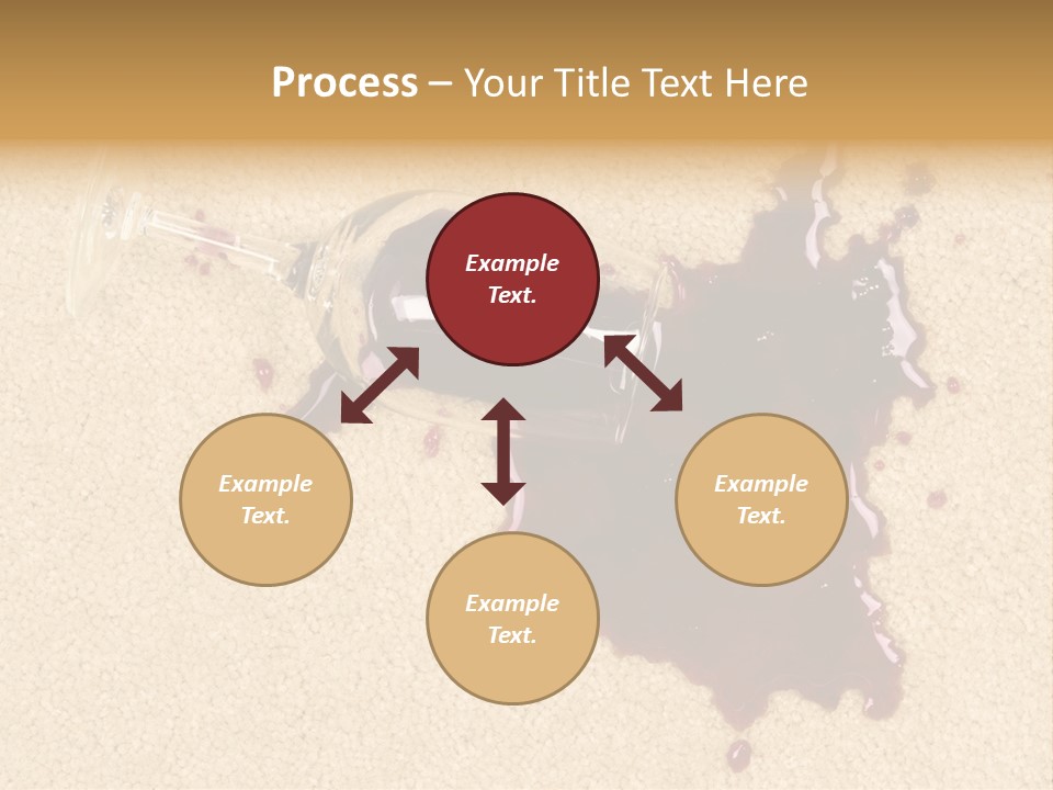 Dropped Drink Alcohol PowerPoint Template