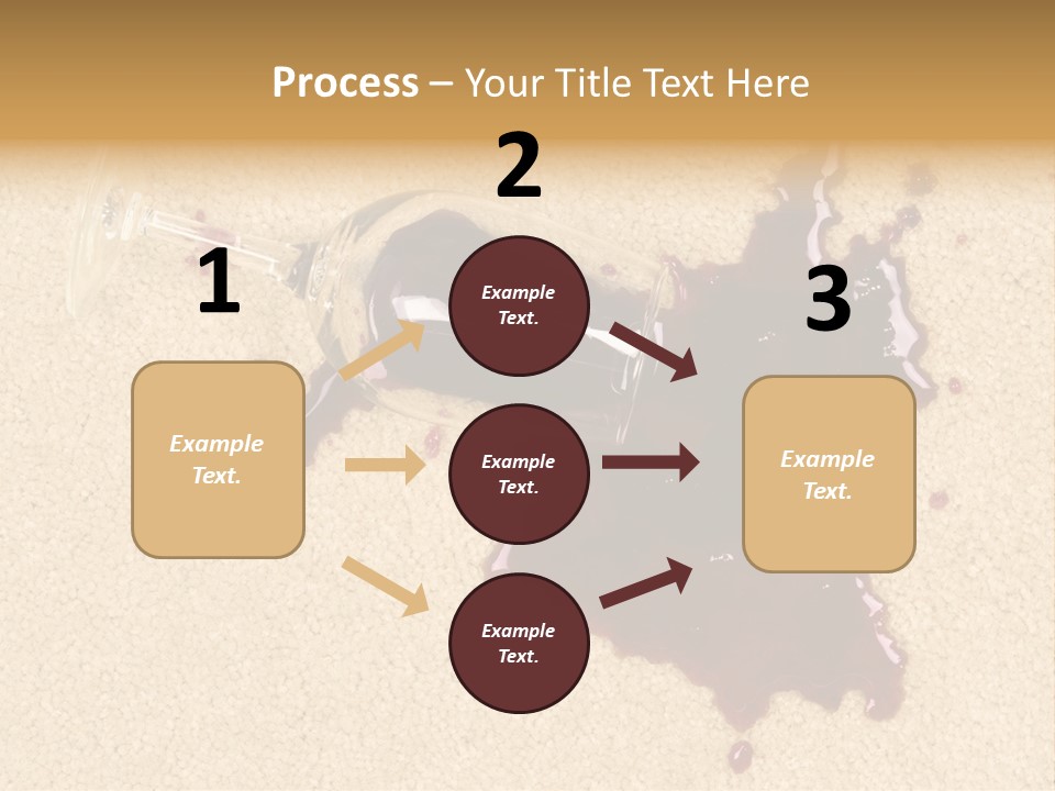 Dropped Drink Alcohol PowerPoint Template