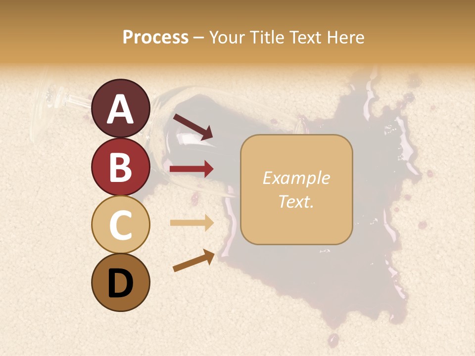 Dropped Drink Alcohol PowerPoint Template
