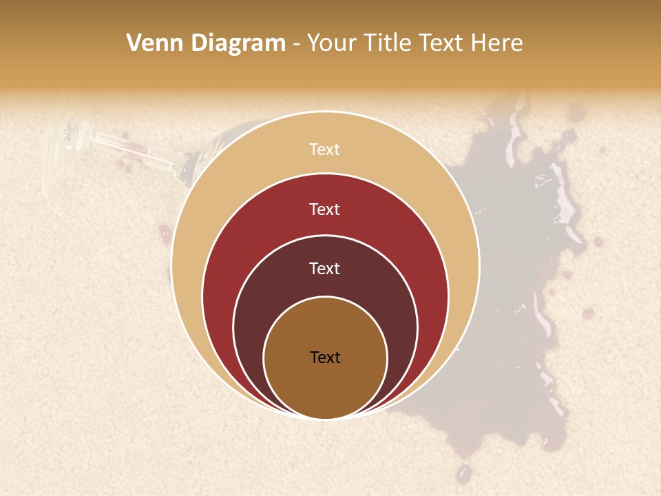 Dropped Drink Alcohol PowerPoint Template