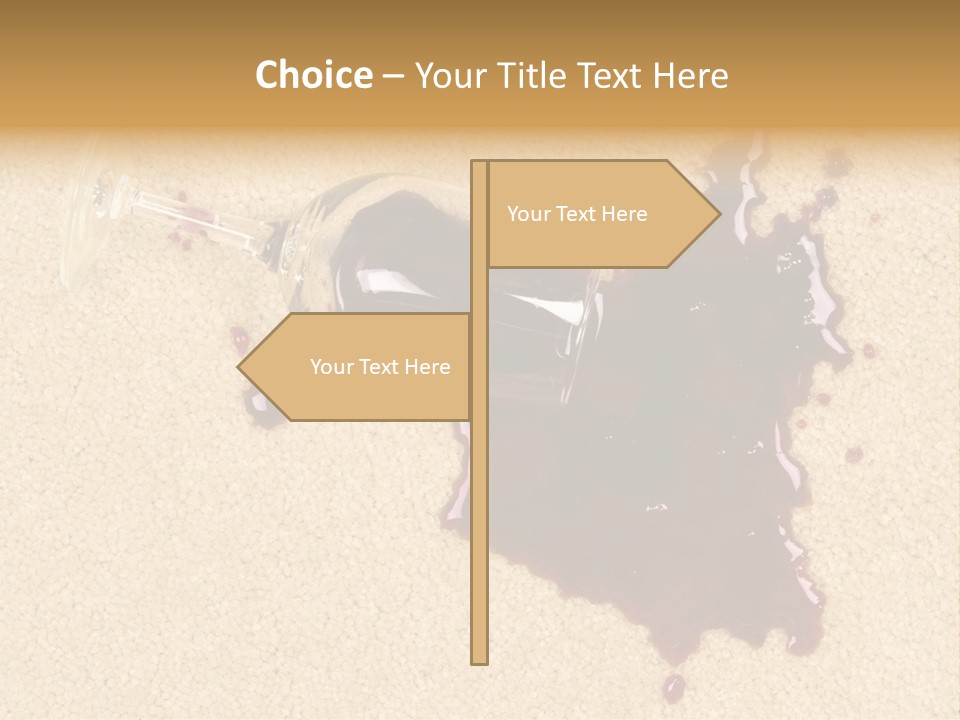 Dropped Drink Alcohol PowerPoint Template