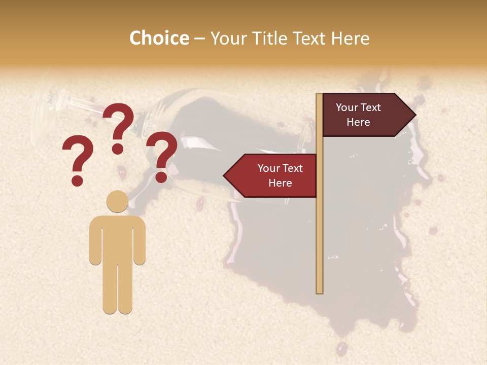 Dropped Drink Alcohol PowerPoint Template