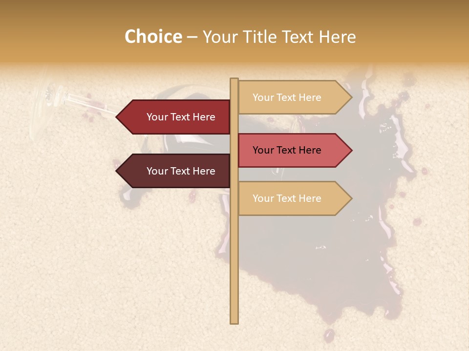 Dropped Drink Alcohol PowerPoint Template