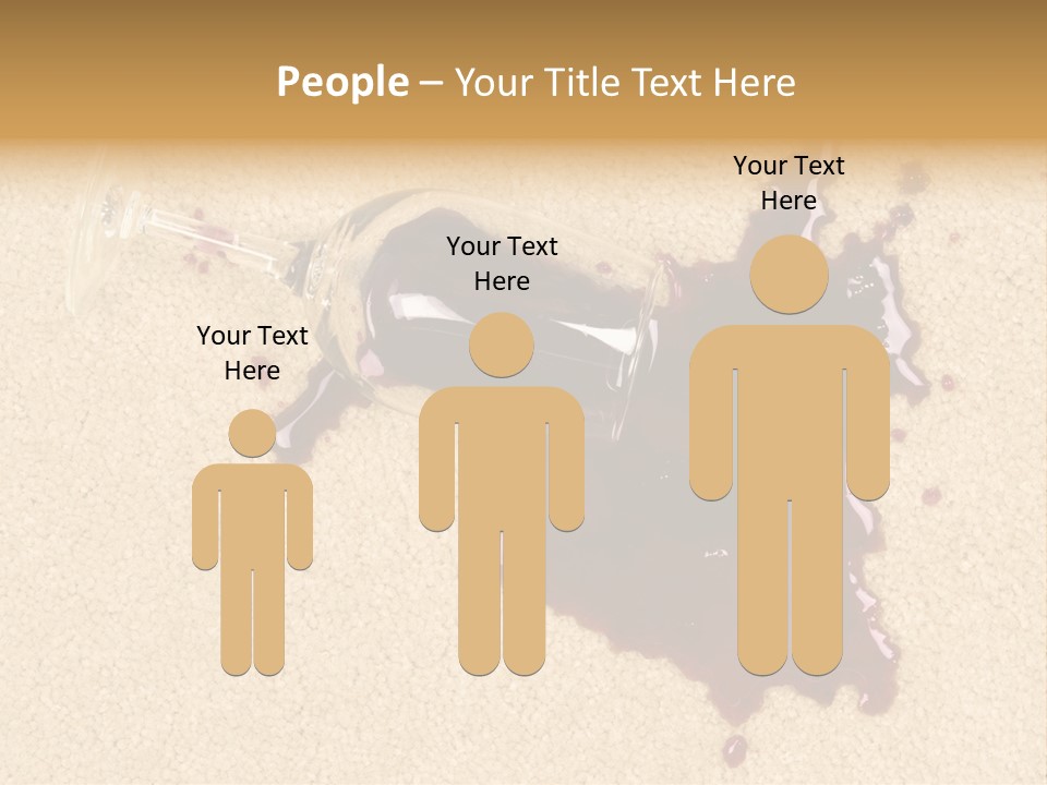 Dropped Drink Alcohol PowerPoint Template