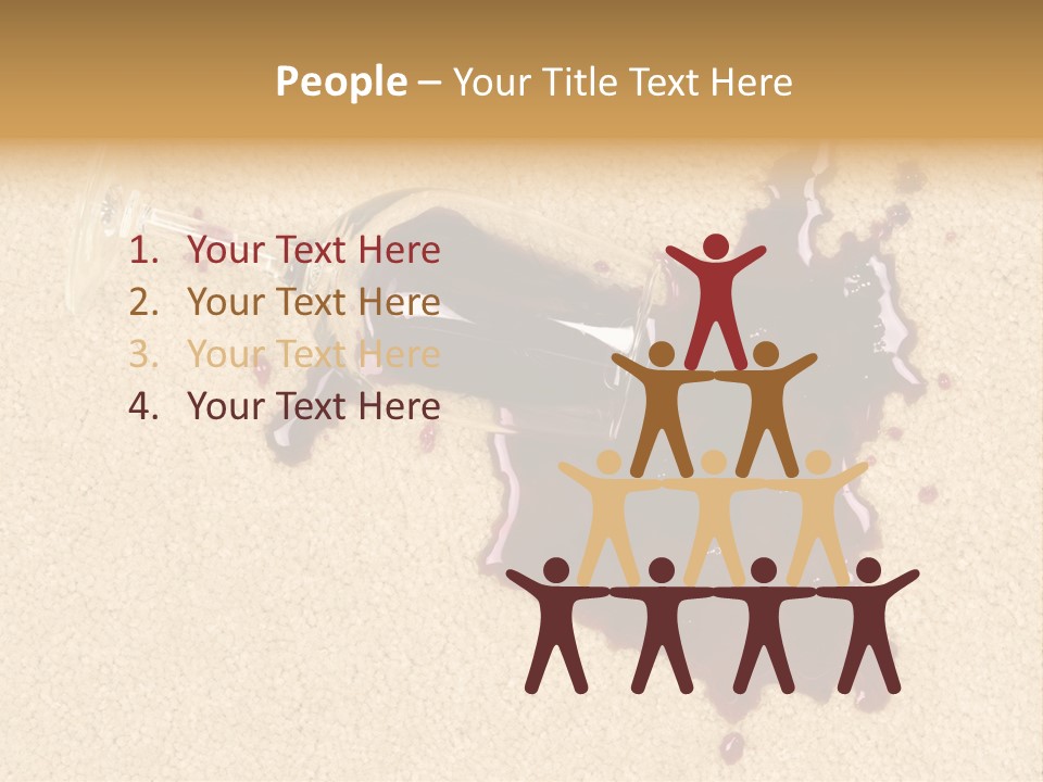 Dropped Drink Alcohol PowerPoint Template