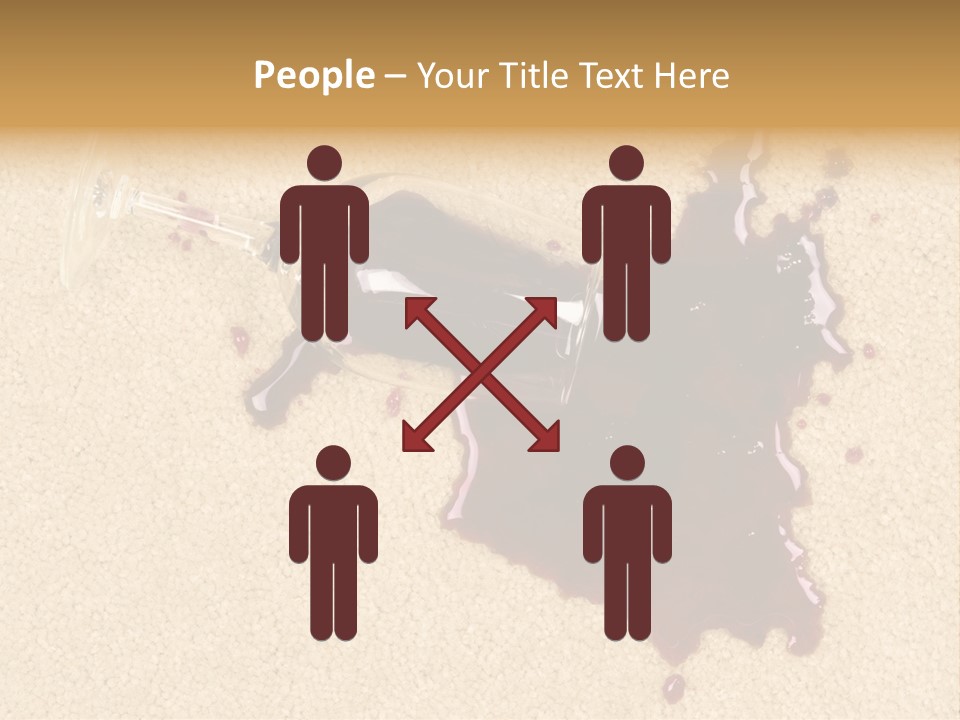 Dropped Drink Alcohol PowerPoint Template