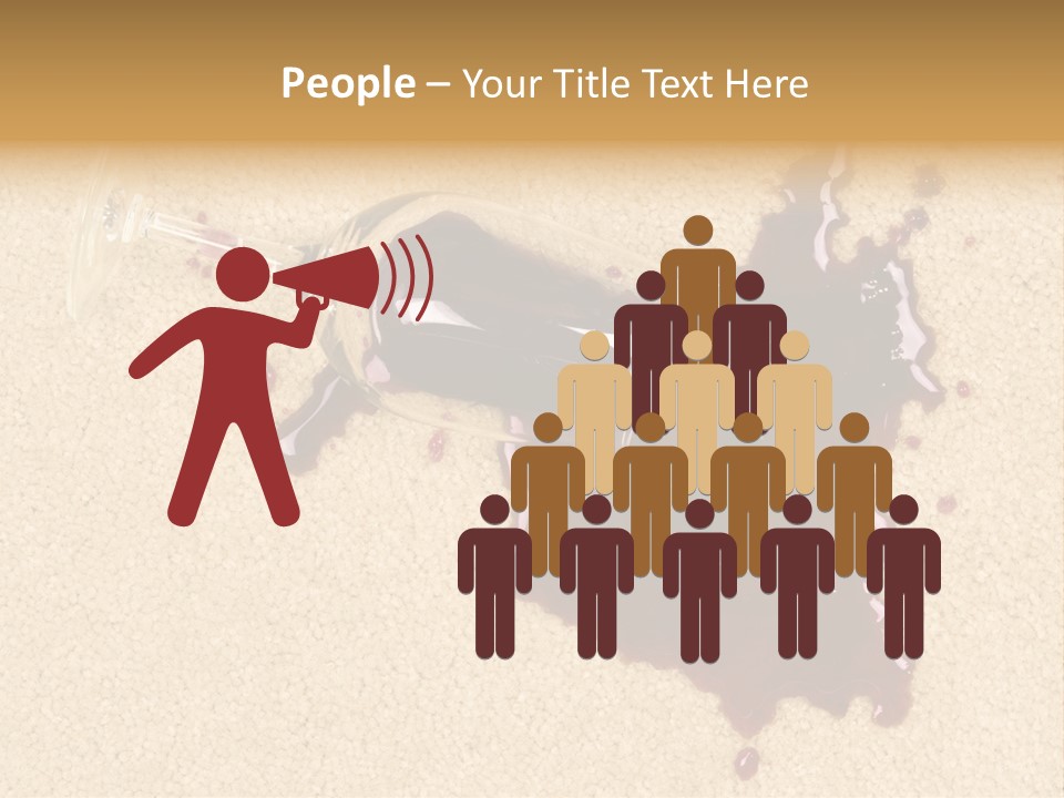 Dropped Drink Alcohol PowerPoint Template