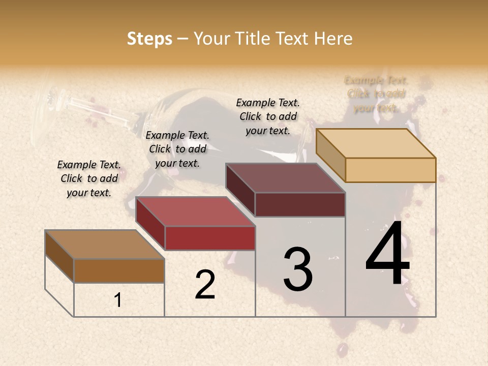 Dropped Drink Alcohol PowerPoint Template