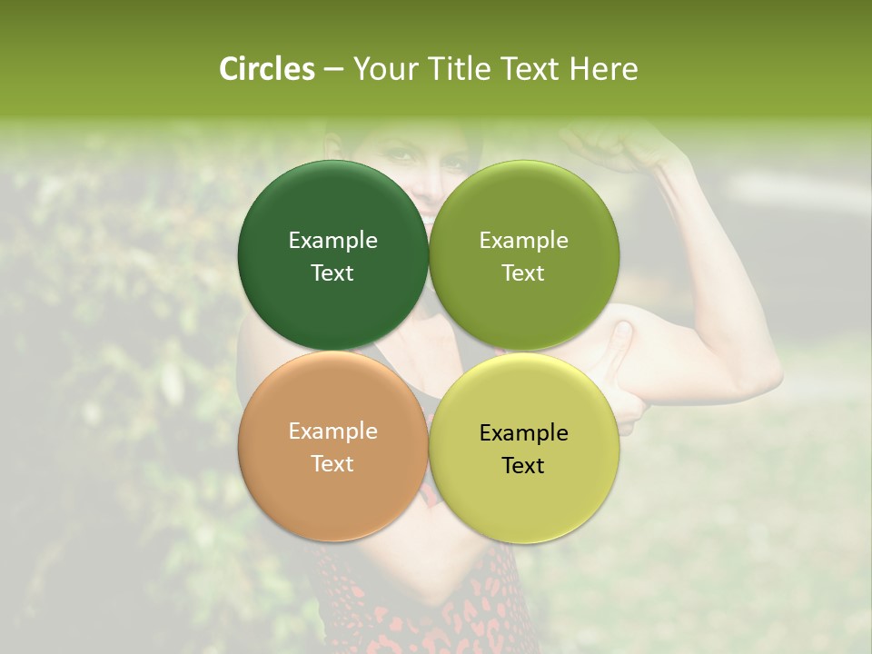 Health Bicep Cheat PowerPoint Template