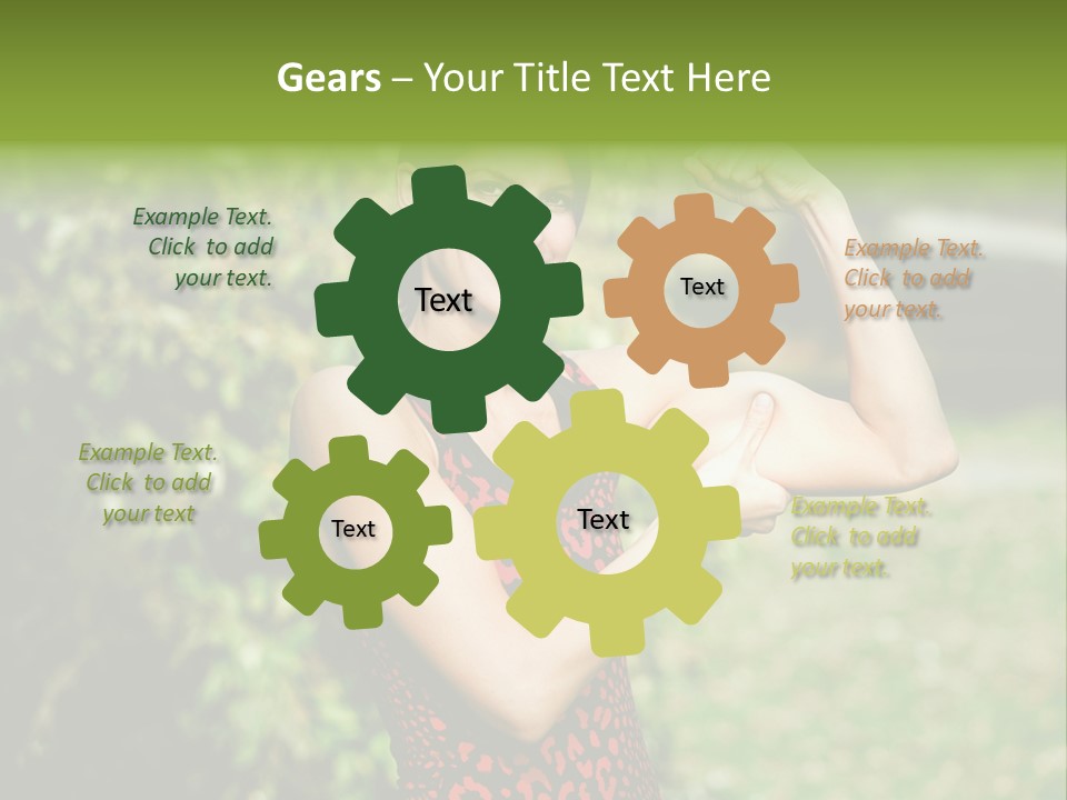 Health Bicep Cheat PowerPoint Template