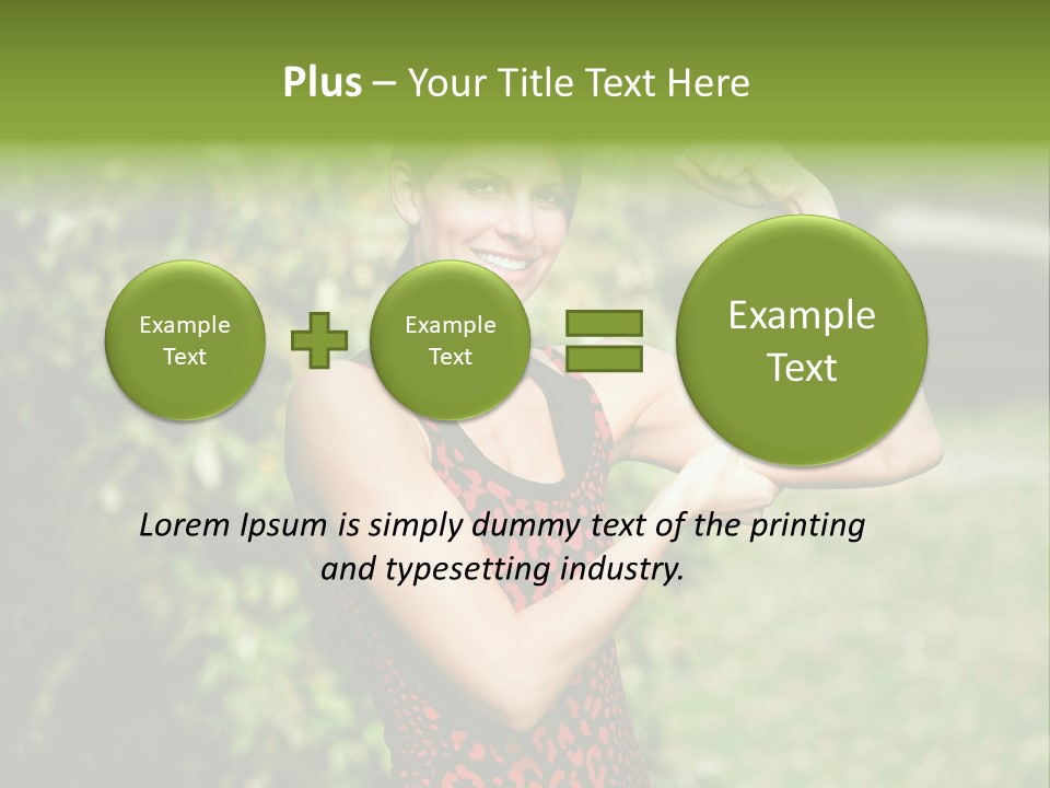 Health Bicep Cheat PowerPoint Template
