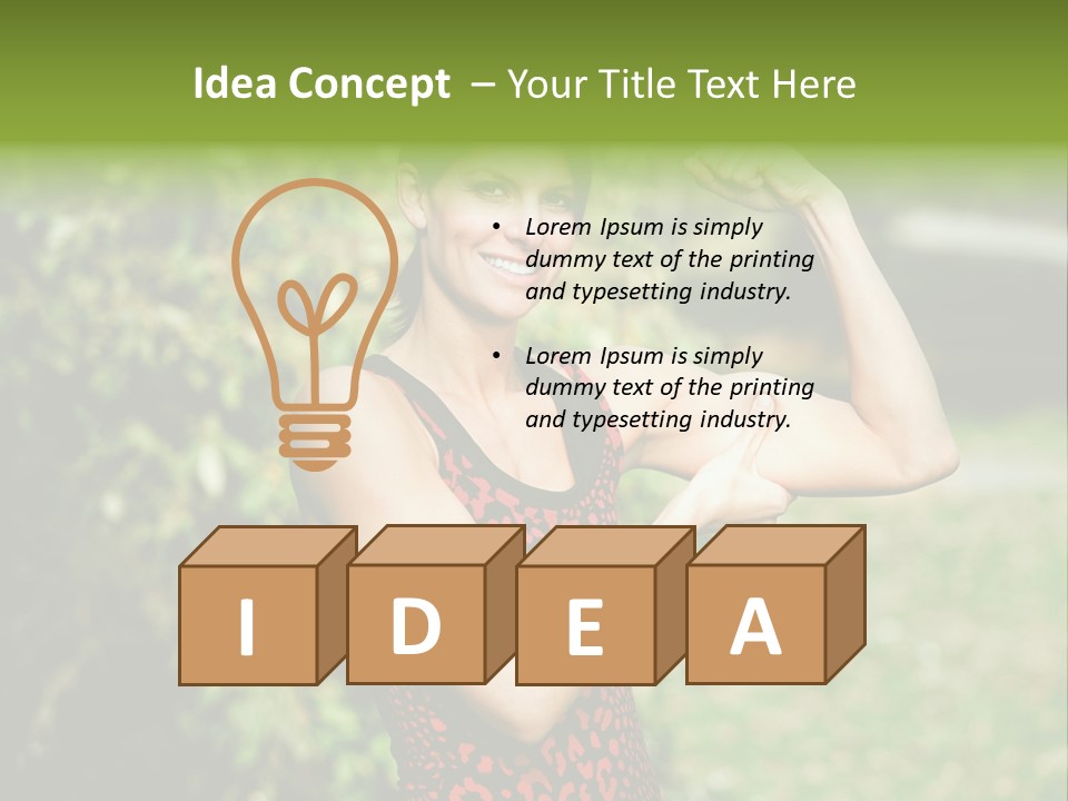 Health Bicep Cheat PowerPoint Template