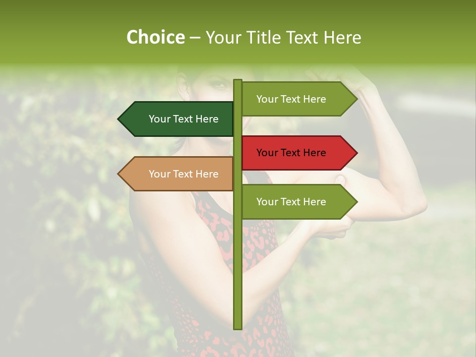 Health Bicep Cheat PowerPoint Template