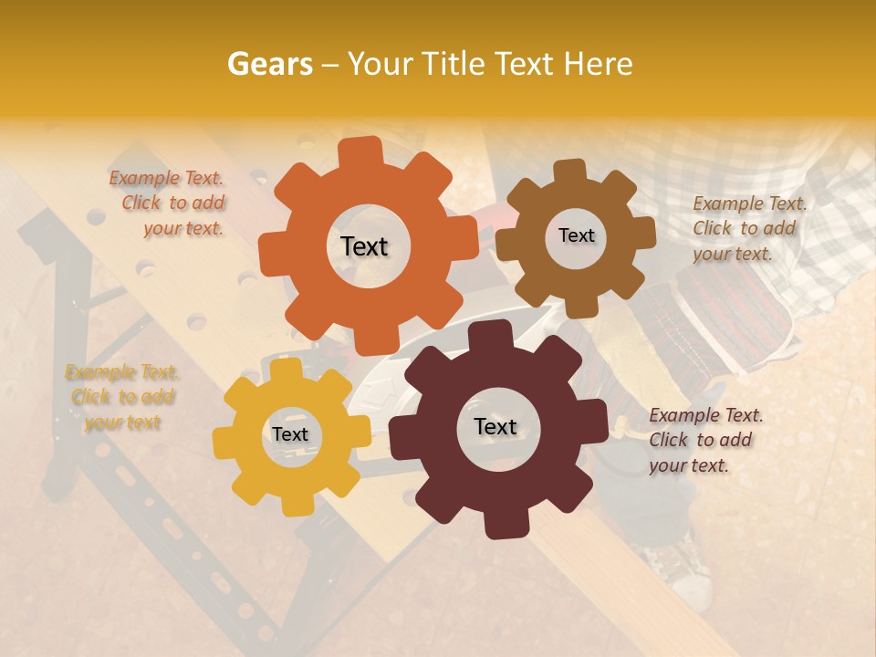 Macro Workbench Bench PowerPoint Template