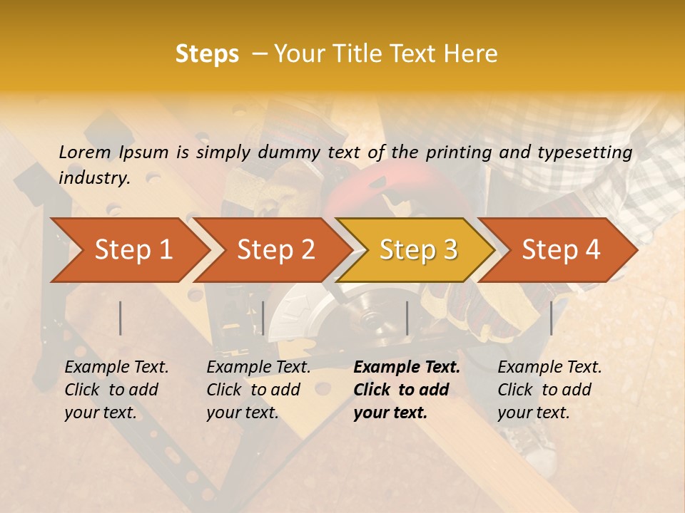 Macro Workbench Bench PowerPoint Template
