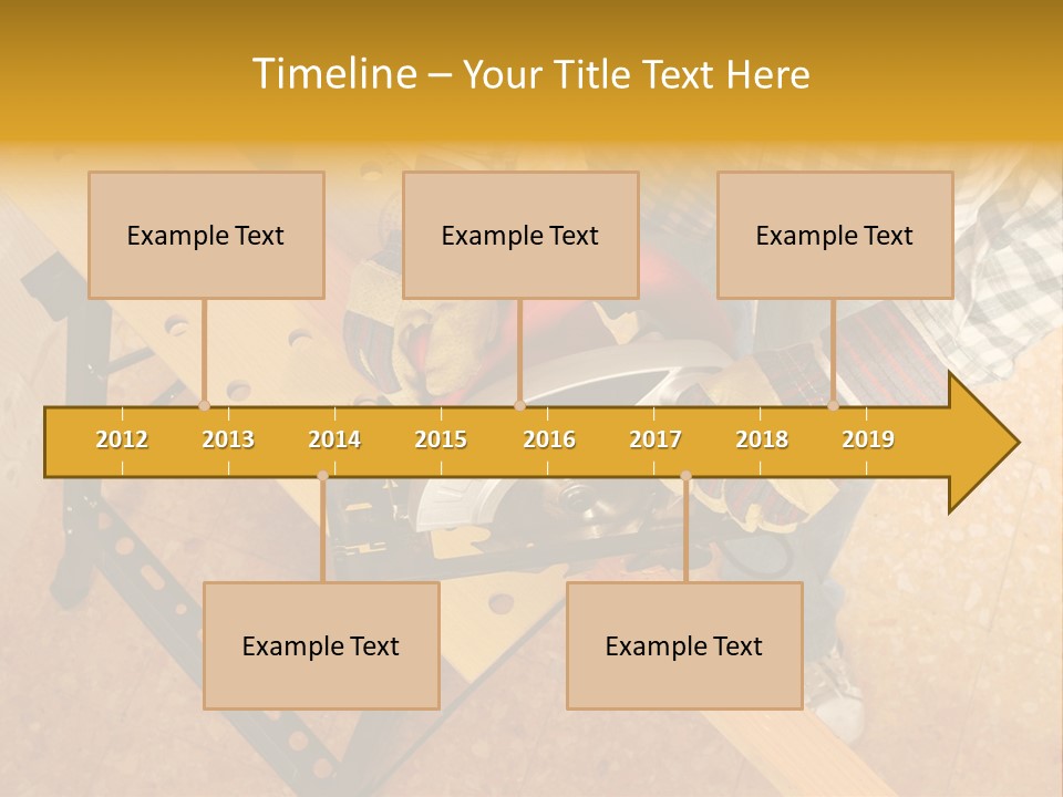 Macro Workbench Bench PowerPoint Template