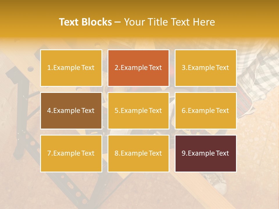 Macro Workbench Bench PowerPoint Template