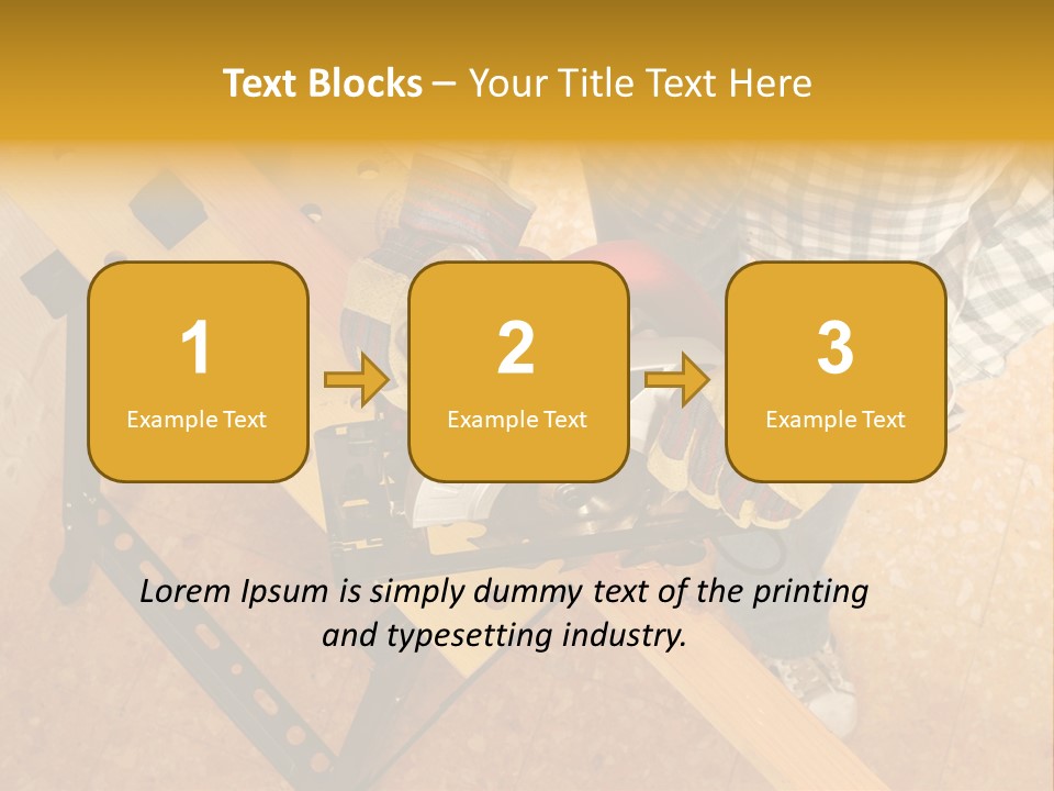 Macro Workbench Bench PowerPoint Template