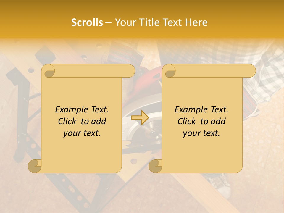 Macro Workbench Bench PowerPoint Template