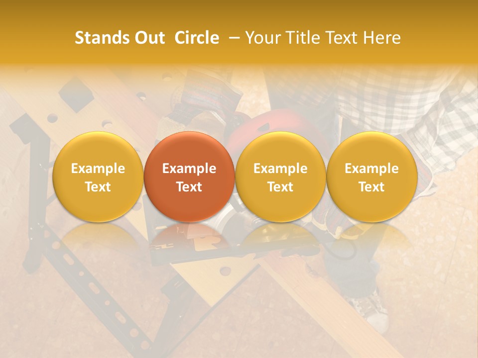 Macro Workbench Bench PowerPoint Template