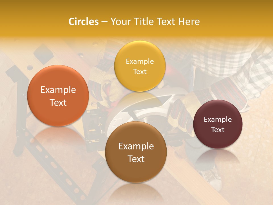 Macro Workbench Bench PowerPoint Template