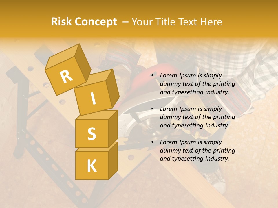 Macro Workbench Bench PowerPoint Template