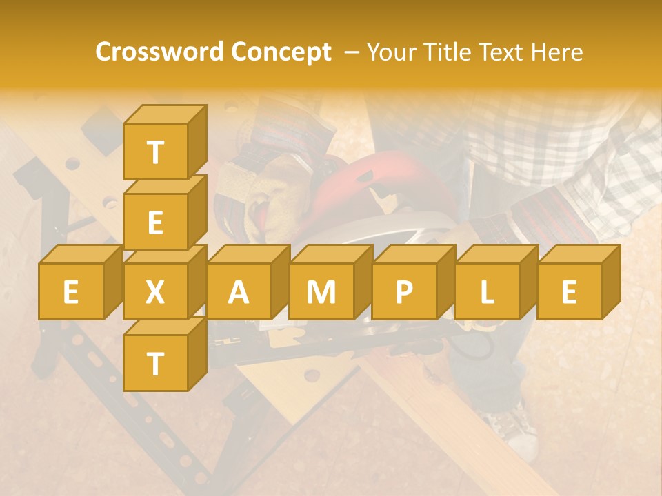 Macro Workbench Bench PowerPoint Template