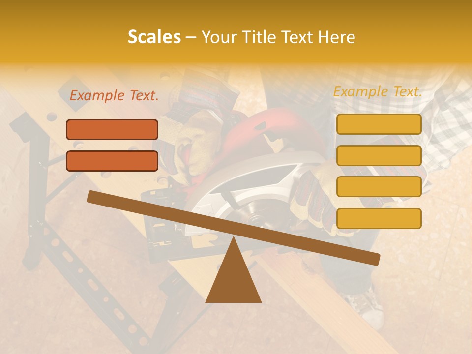 Macro Workbench Bench PowerPoint Template