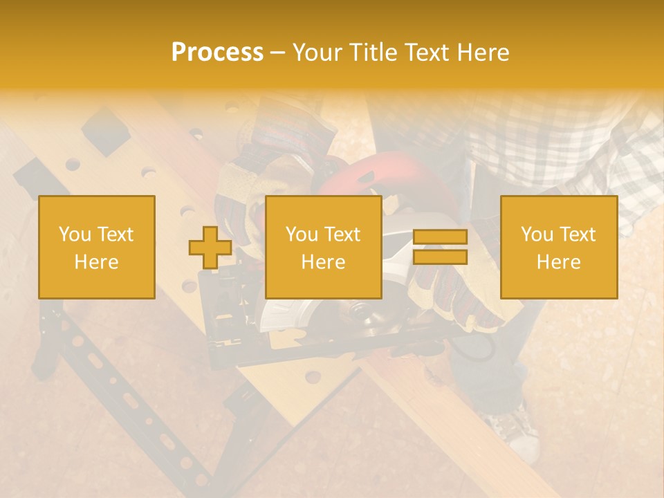 Macro Workbench Bench PowerPoint Template