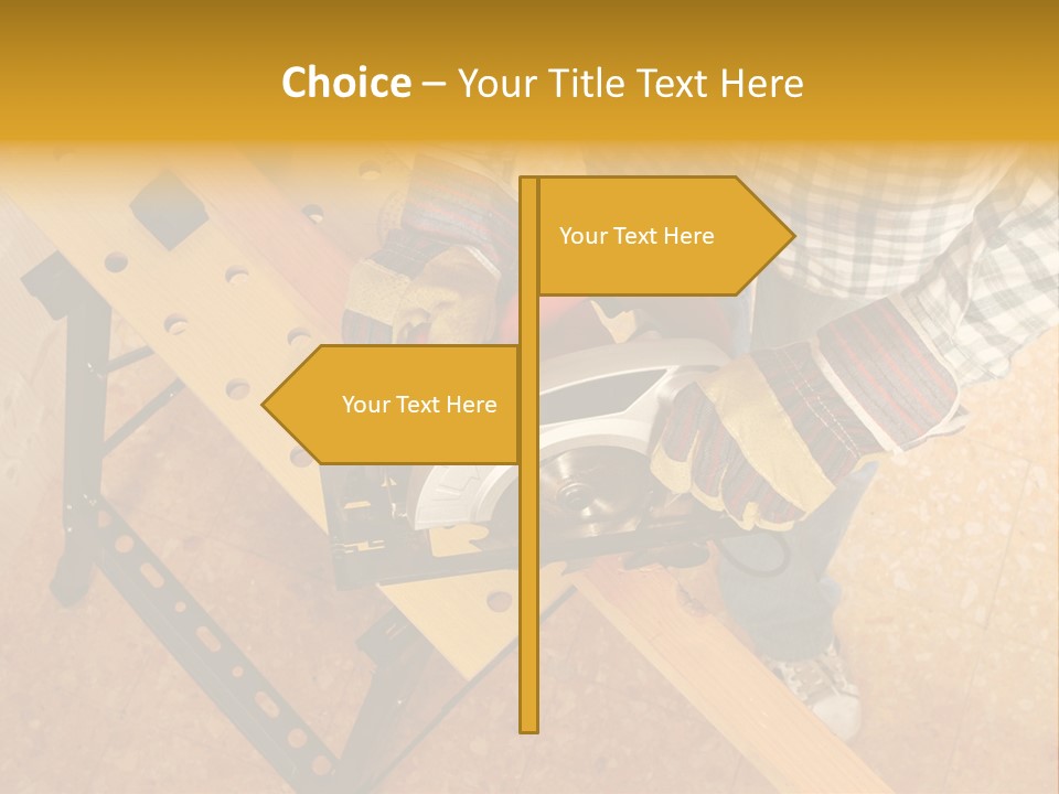 Macro Workbench Bench PowerPoint Template