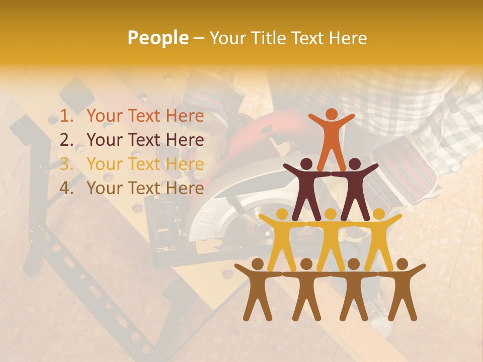 Macro Workbench Bench PowerPoint Template