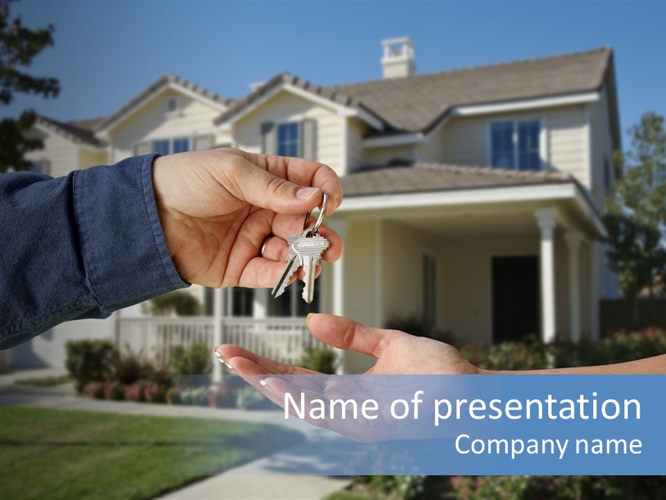 Realestate Mortgage Architecture PowerPoint Template