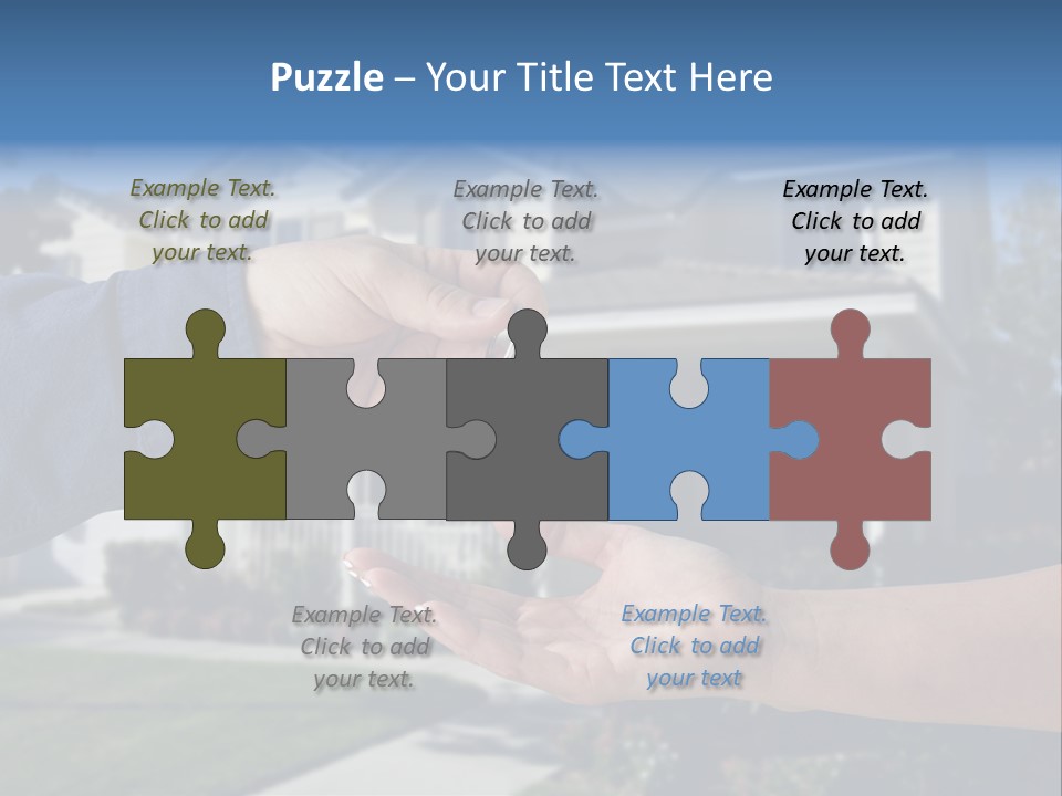 Realestate Mortgage Architecture PowerPoint Template