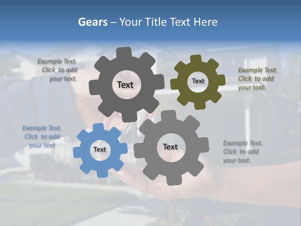 Realestate Mortgage Architecture PowerPoint Template