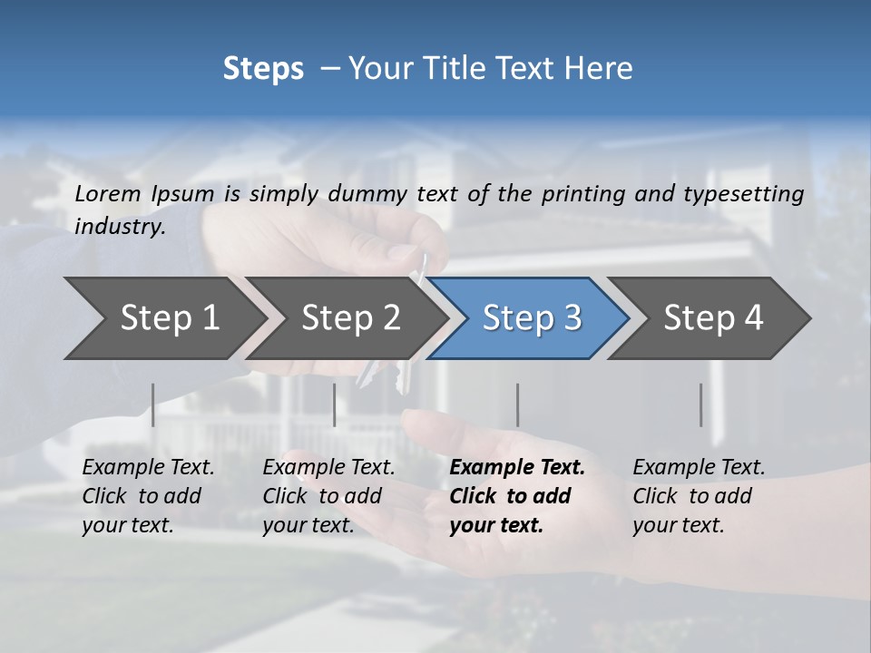 Realestate Mortgage Architecture PowerPoint Template