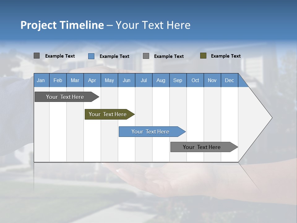 Realestate Mortgage Architecture PowerPoint Template