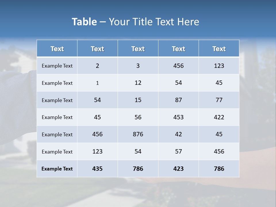 Realestate Mortgage Architecture PowerPoint Template