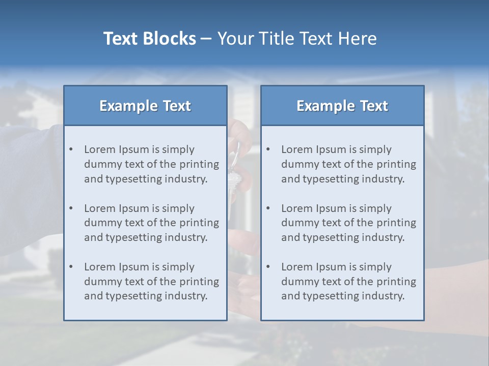 Realestate Mortgage Architecture PowerPoint Template