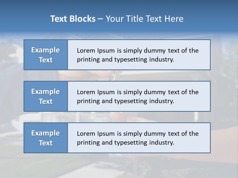 Realestate Mortgage Architecture PowerPoint Template