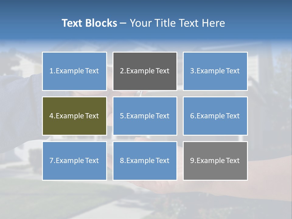 Realestate Mortgage Architecture PowerPoint Template