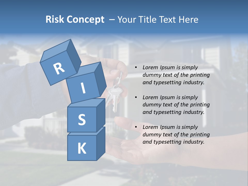 Realestate Mortgage Architecture PowerPoint Template