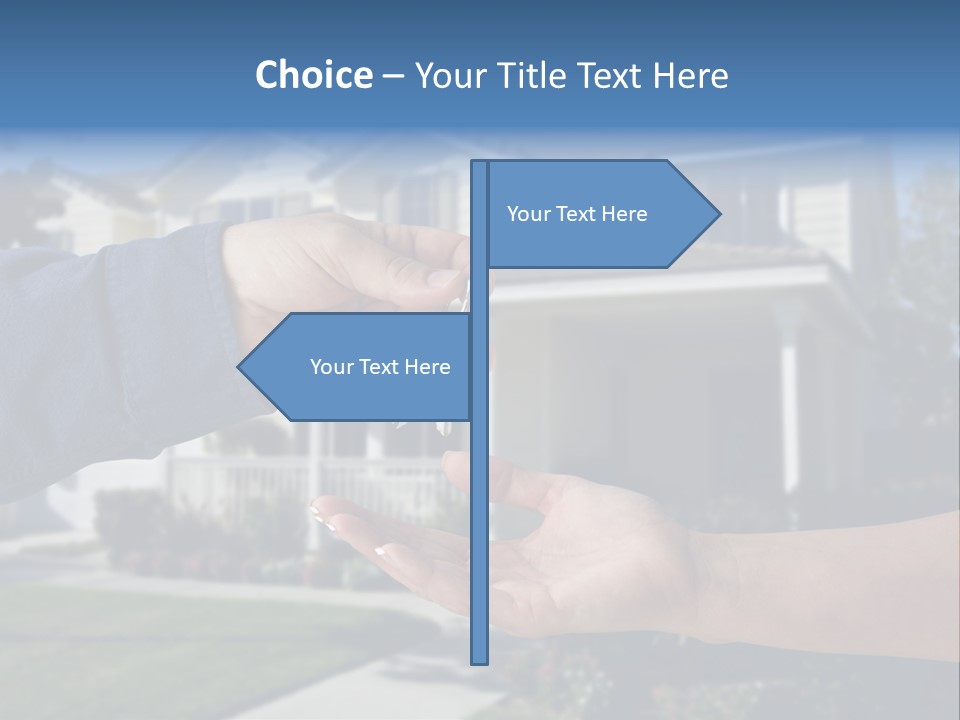 Realestate Mortgage Architecture PowerPoint Template