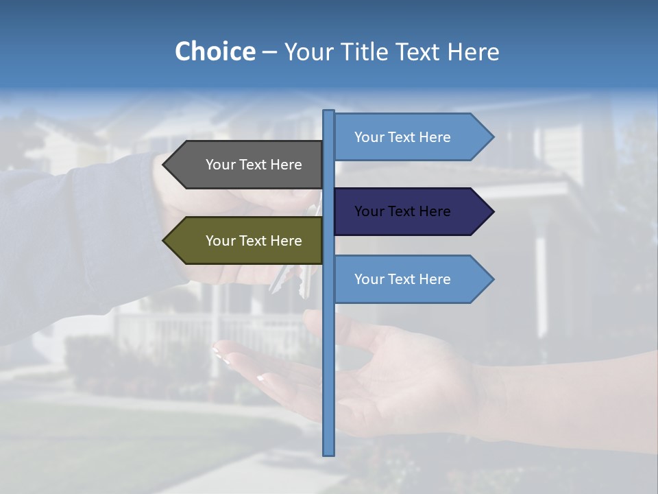 Realestate Mortgage Architecture PowerPoint Template