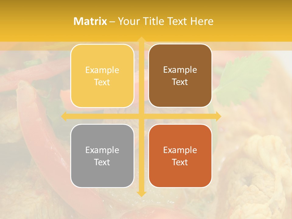 Course Bowl Rice PowerPoint Template