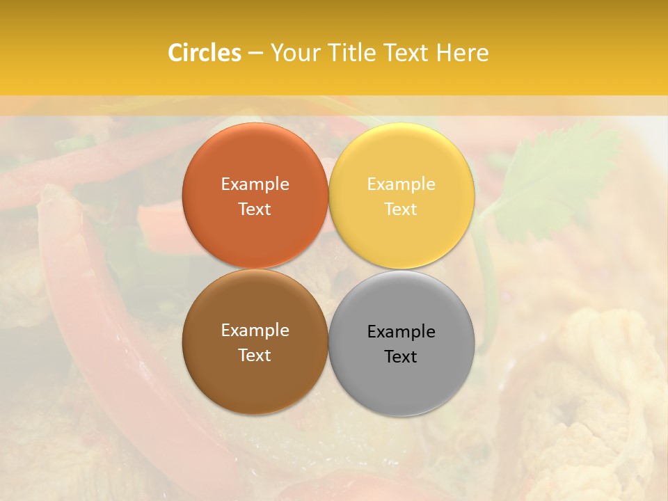 Course Bowl Rice PowerPoint Template