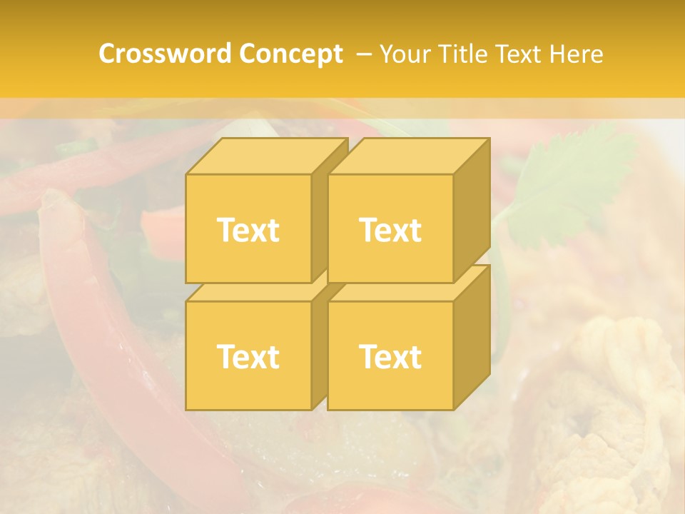 Course Bowl Rice PowerPoint Template