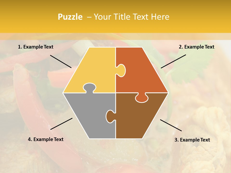 Course Bowl Rice PowerPoint Template