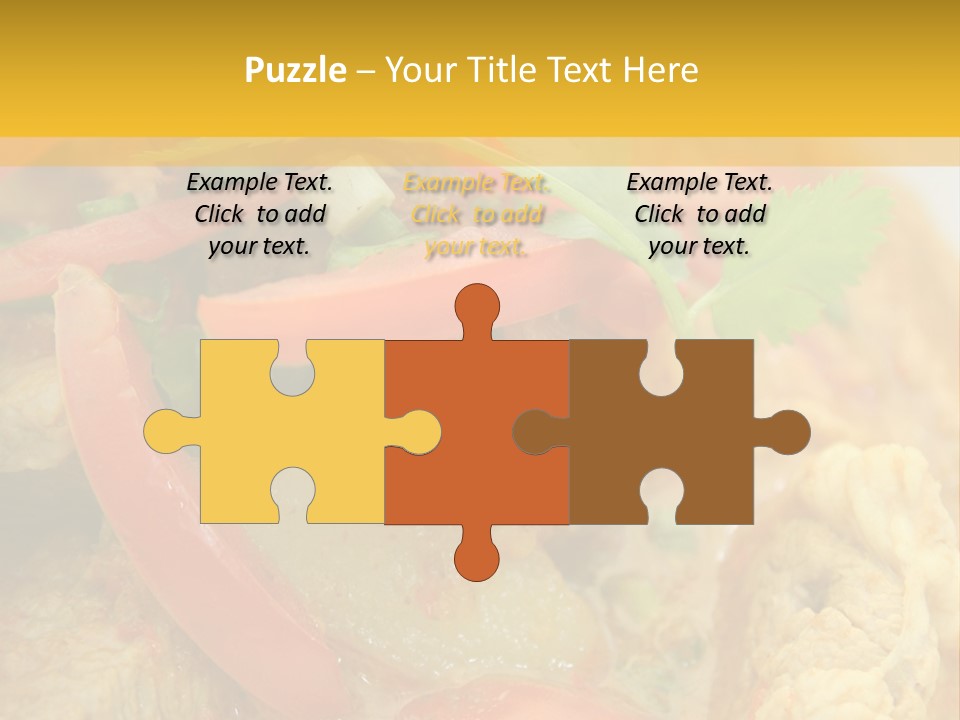 Course Bowl Rice PowerPoint Template