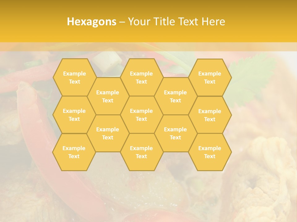 Course Bowl Rice PowerPoint Template